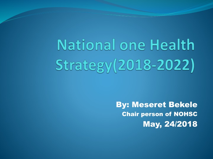 by meseret bekele chair person of nohsc n.w