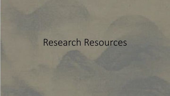 research resources n.w