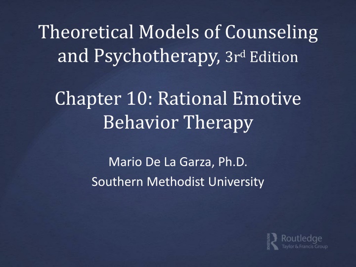 theoretical models of counseling n.w