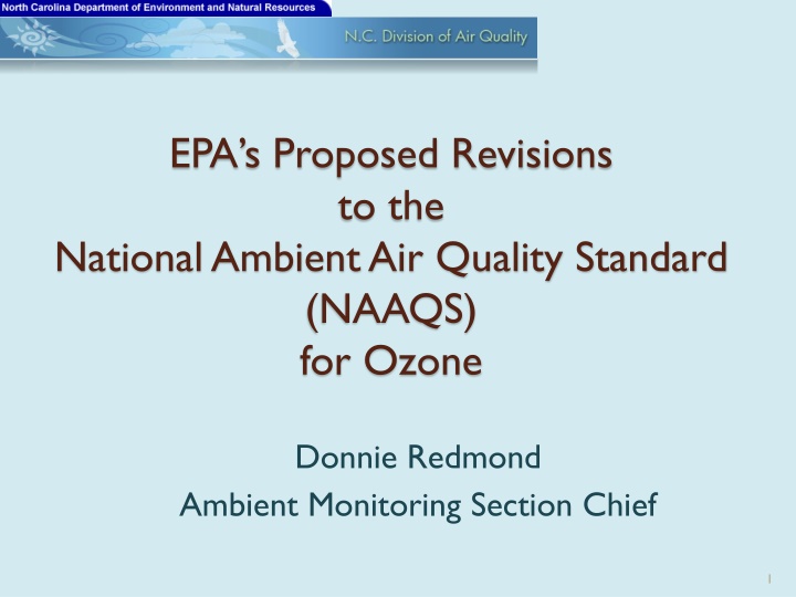 epa s proposed revisions to the national ambient n.w