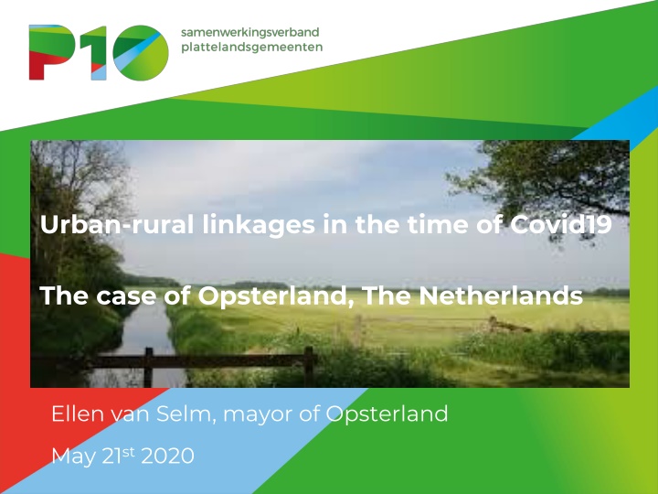 urban rural linkages in the time of covid19 n.w