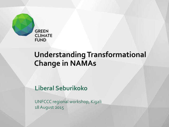 understanding transformational change in namas n.w