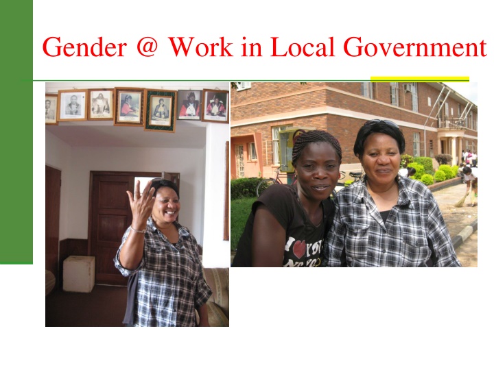 gender @ work in local government n.w