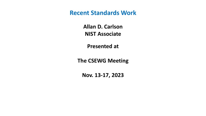 Neutron Cross Section Standards Analysis