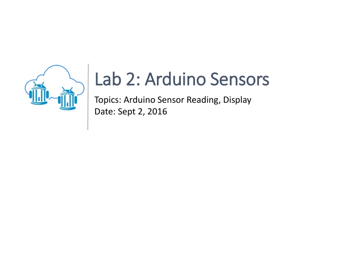 lab 2 arduino sensors lab 2 arduino sensors n.w