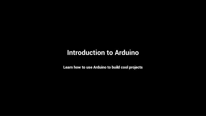 introduction to arduino n.w
