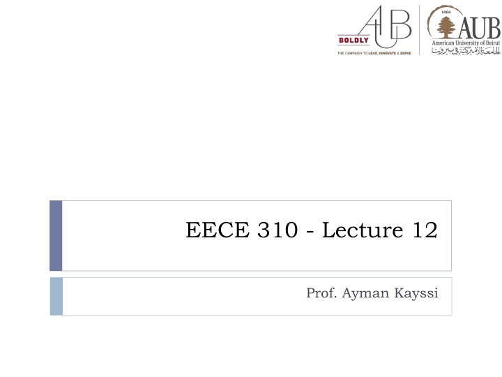 eece 310 lecture 12 n.w