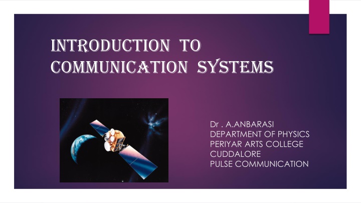 introduction to communication systems n.w
