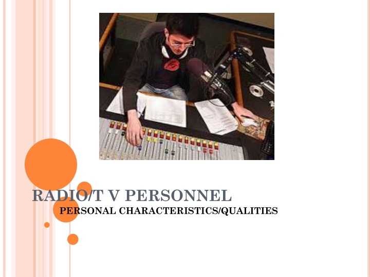 radio t v personnel personal characteristics n.w