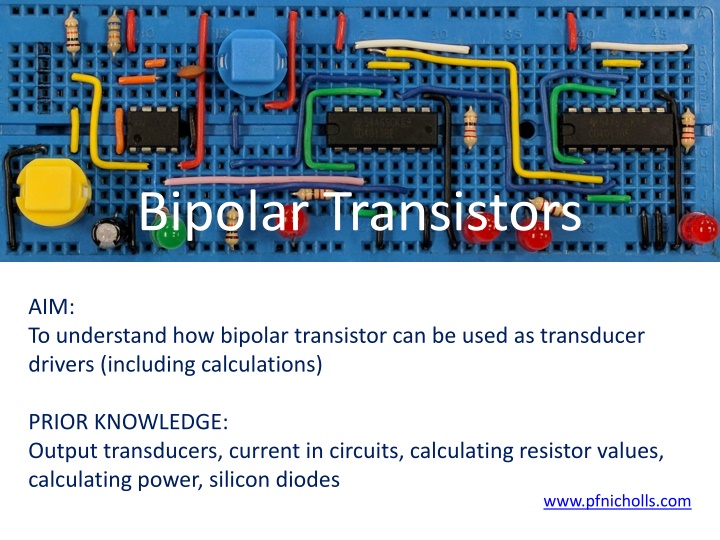 bipolar transistors n.w
