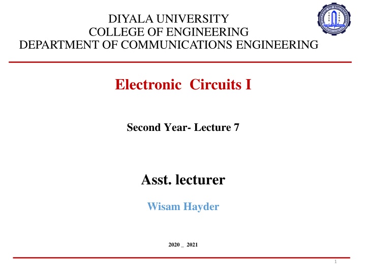 diyala university college of engineering n.w