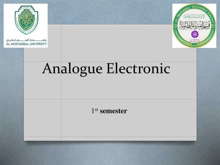 analogue electronic n.w