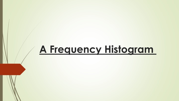 a frequency histogram n.w