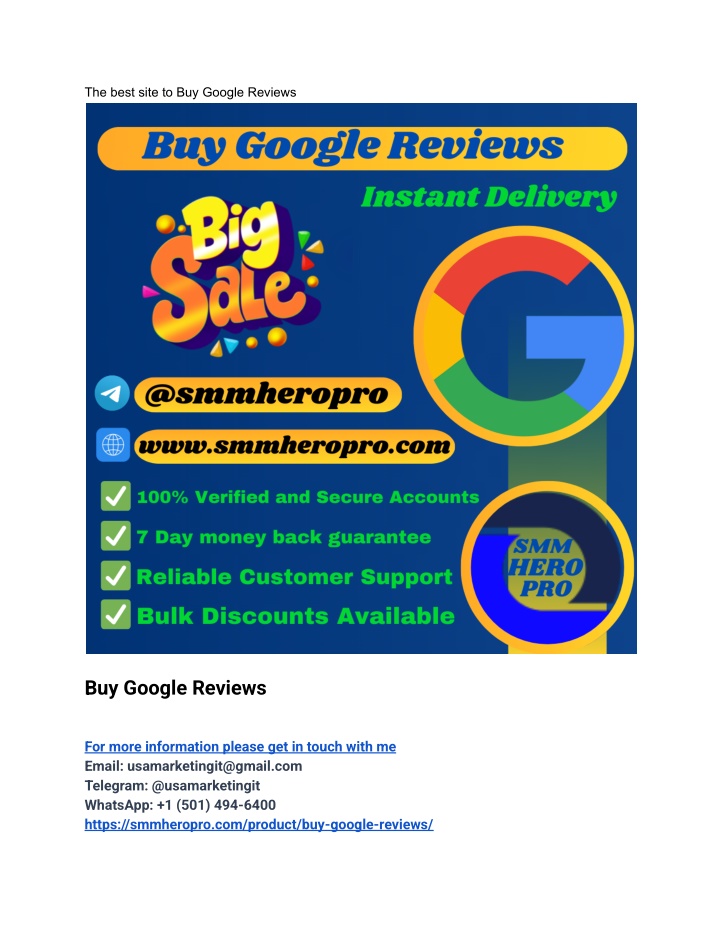 the best site to buy google reviews n.w