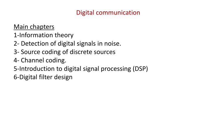 digital communication n.w