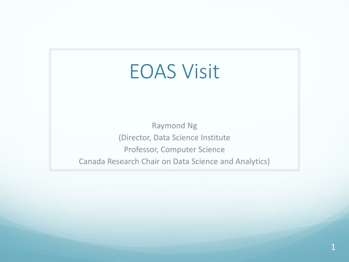 eoas visit n.w