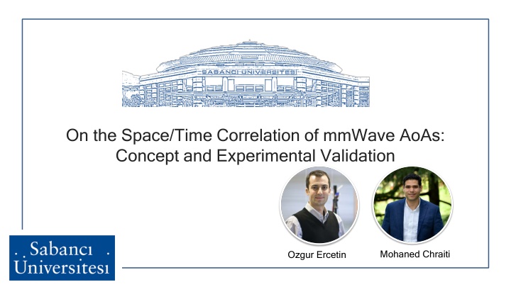 on the space time correlation of mmwave aoas n.w