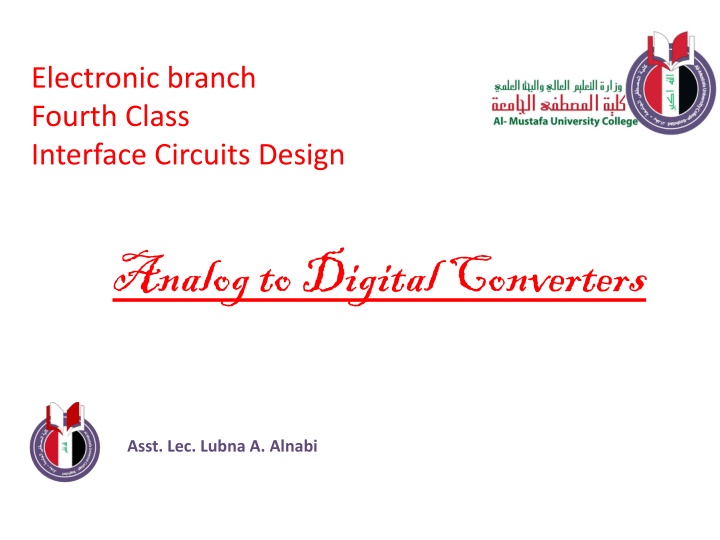 electronic branch fourth class interface circuits n.w