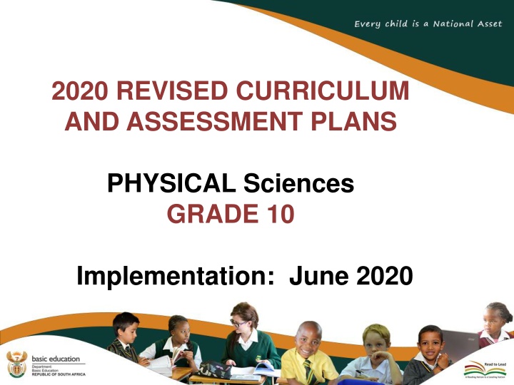 2020 revised curriculum and assessment plans n.w