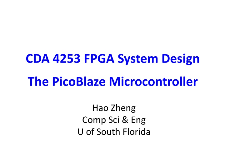 cda 4253 fpga system design n.w