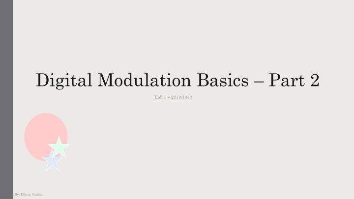 digital modulation basics part 2 n.w