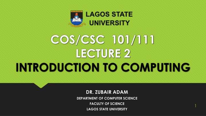 cos csc 101 111 lecture 2 introduction n.w