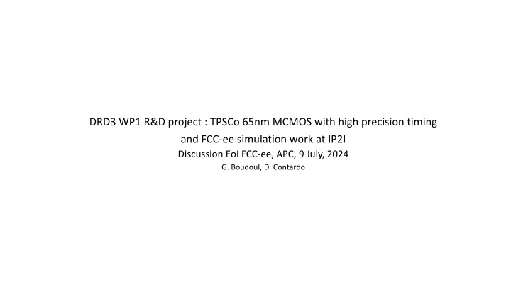 drd3 wp1 r d project tpsco 65nm mcmos with high n.w