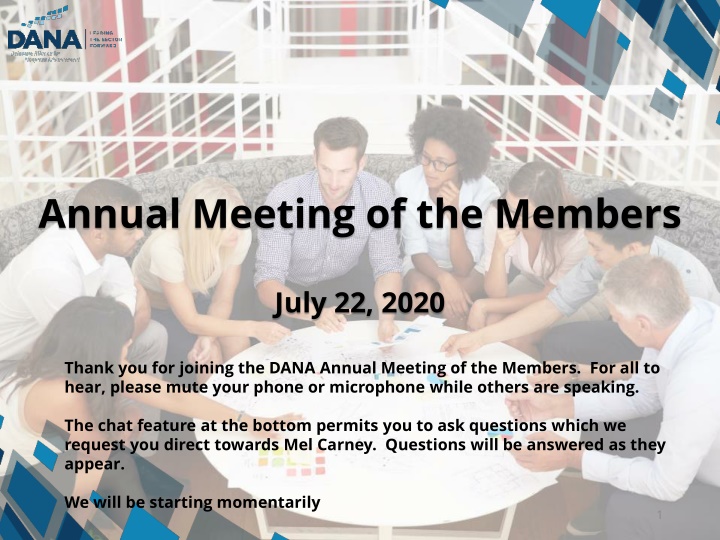 annual meeting of the members n.w