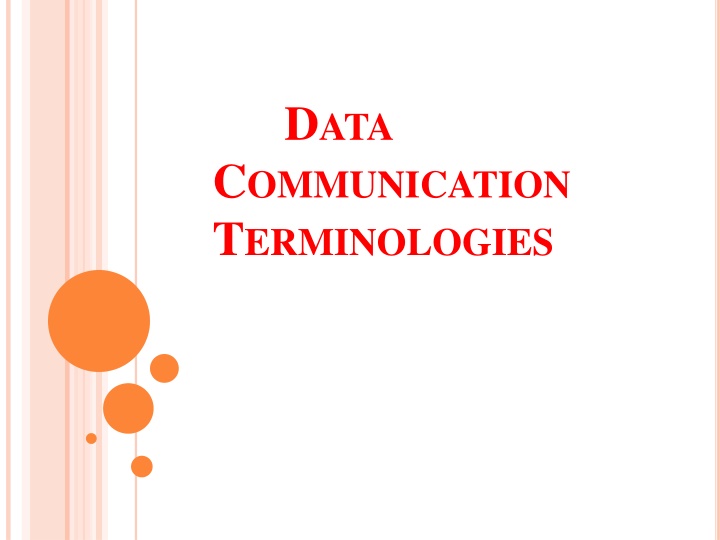 Data Communication and Transmission Basics