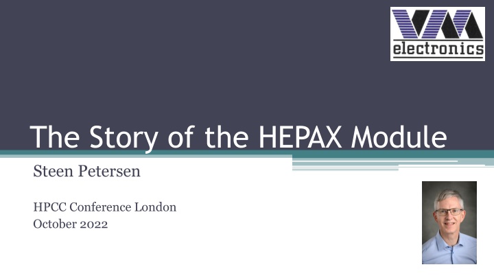 the story of the hepax module steen petersen n.w