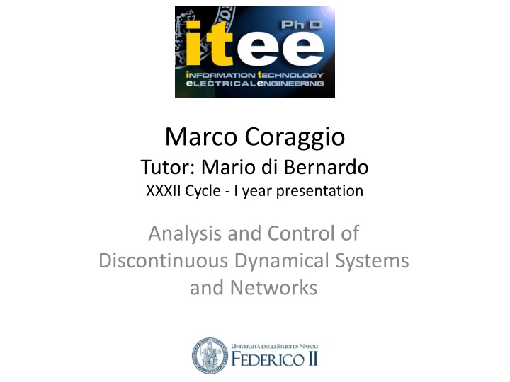 marco coraggio tutor mario di bernardo xxxii n.w