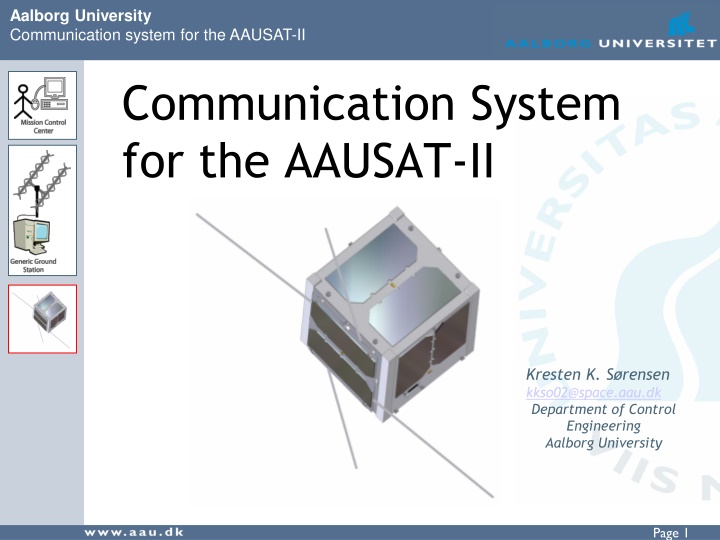 aalborg university communication system n.w