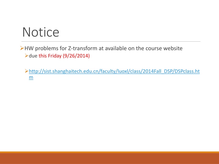 notice n.w