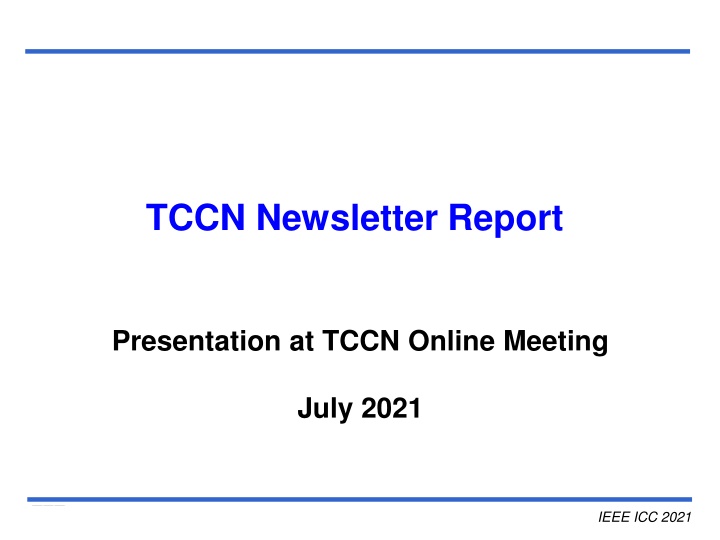 tccn newsletter report n.w