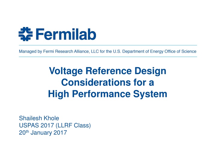 voltage reference design considerations n.w
