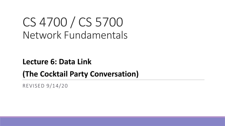 cs 4700 cs 5700 network fundamentals n.w
