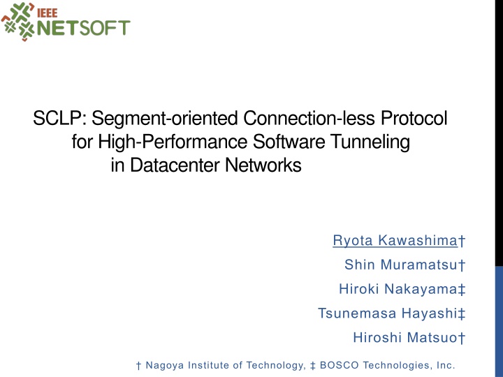 sclp segment oriented connection less protocol n.w