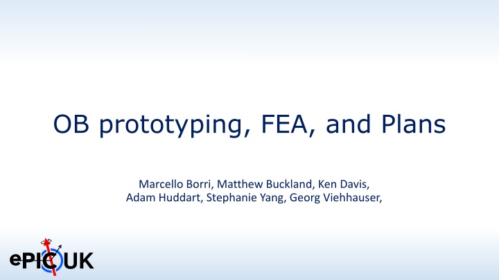 ob prototyping fea and plans n.w