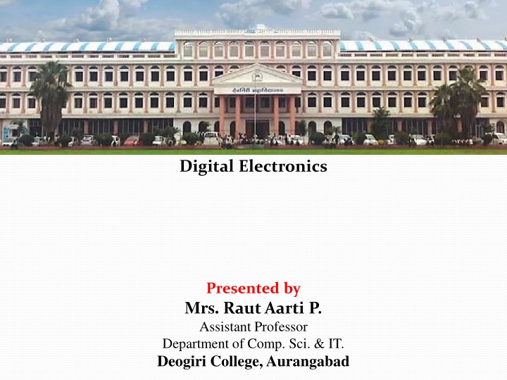 digital electronics n.w