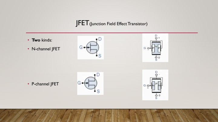 jfet junction field effect transistor n.w