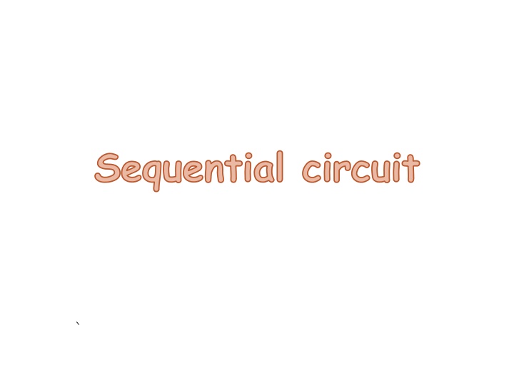 sequential circuit n.w