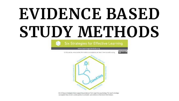 evidence based study methods n.w