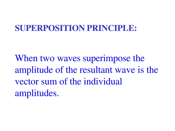 superposition principle n.w