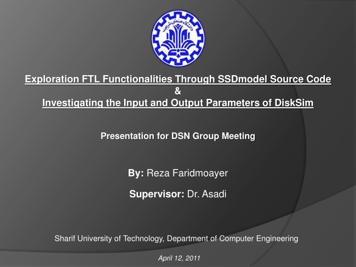 exploration ftl functionalities through ssdmodel n.w