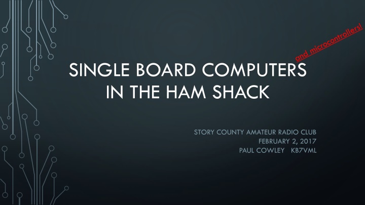 single board computers in the ham shack n.w