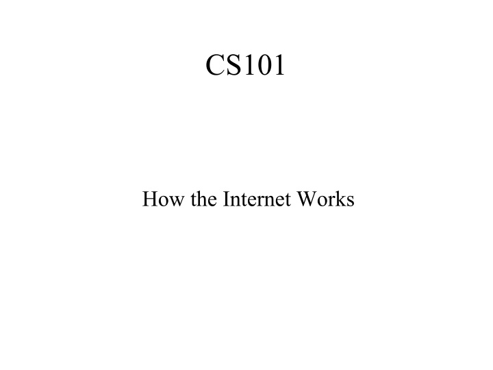cs101 n.w
