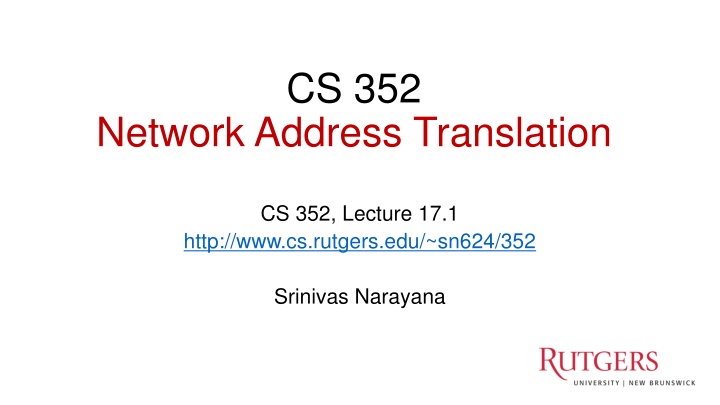cs 352 n.w