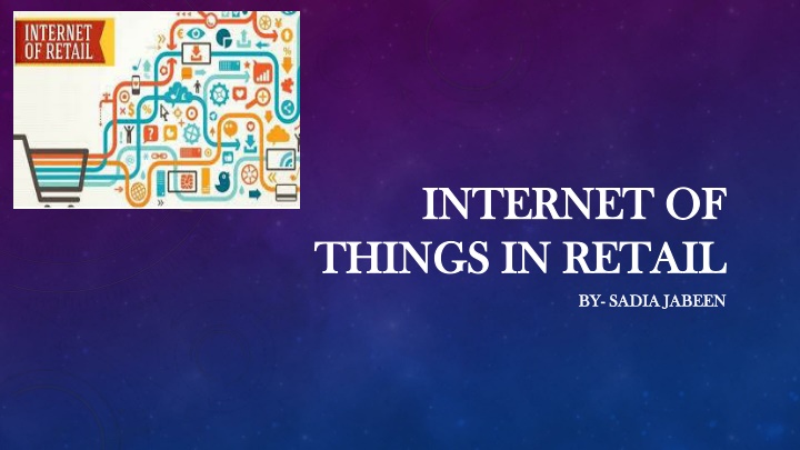 internet of internet of things in retail things n.w