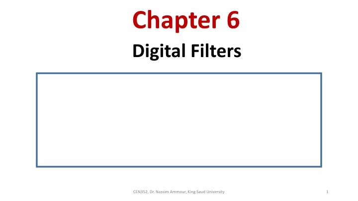 chapter 6 digital filters n.w