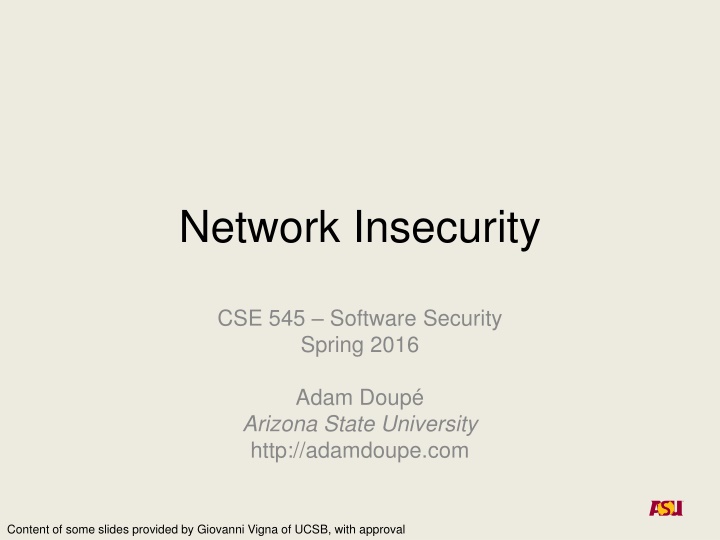 network insecurity n.w